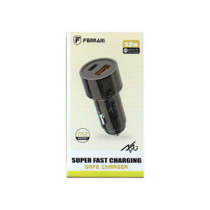شارژر فندکی 52وات تایپ سی فراری C52